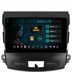 Alemarauto Navigatie 2K Mitstubishi Outlander (2005-2012) / Peugeot 4007 (2007-2012) / Citroen C-Crosser (2008-2012) 4GB RAM Android 13 Octacore Slot Sim 4G DSP GPS Wi-FI Carplay Android Auto USB Bluetooth Waze 