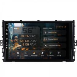 HUB64 - S6 Series Navigatie Volkswagen Arteon (2017+) 6GB RAM Android 13 Octacore Slot Sim 4G DSP GPS Wi-FI Carplay Android Auto USB Bluetooth Waze Touchscreen 9 Inch (HB-649006+AD-BGRKIT041V4)