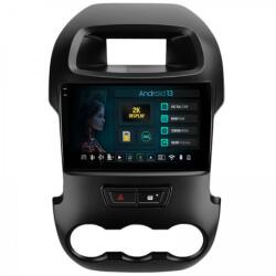 HUB64 - 2K S8 Series Navigatie 2K Ford Ranger (2011-2015) 8GB RAM Android 13 Octacore Slot Sim 4G DSP GPS Wi-FI Carplay Android Auto USB Bluetooth Waze Touchscreen 9.5 Inch (HB-6490082K+AD-BGRKIT135B)