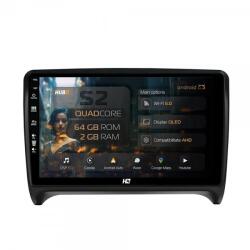 Alemarauto Navigatie Audi TT ( 2006-2014 ) 2GB RAM Android 13 GPS Wi-FI Carplay Android Auto USB Bluetooth Radio Waze Touchscreen 9 inch (HB-649002+AD-BGRKIT426)