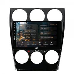 Alemarauto Navigatie Mazda 6 (2002-2008) 2GB RAM Android 13 GPS Wi-FI Carplay Android Auto USB Bluetooth Radio Waze Touchscreen 9 inch (HB-649002+AD-BGRKIT321)