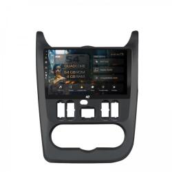 Alemarauto Navigatie Dacia Logan / Duster / Sandero (2009-2013) 4GB RAM Android 13 Quadcore DSP GPS Wi-FI Carplay Android Auto USB Bluetooth Waze Touchscreen 9 inch (HB-649004L+AD-BGRKIT367B)