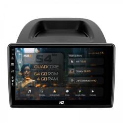 HUB64 - S4 Series LITE Navigatie Ford EcoSport (2017- Prezent) 4GB RAM Android 13 Quadcore DSP GPS Wi-FI Carplay Android Auto USB Bluetooth Waze Touchscreen 9 inch (HB-649004L+AD-BGRKIT119)