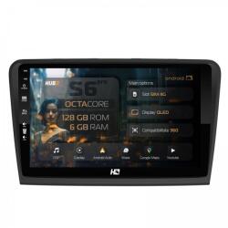 HUB64 - S6 Series Navigatie Skoda Superb 2 (2008-2015) 6GB RAM Android 13 Octacore Slot Sim 4G DSP GPS Wi-FI Carplay Android Auto USB Bluetooth Waze Touchscreen 10.1 Inch (HB-6410006+AD-BGRKIT043)