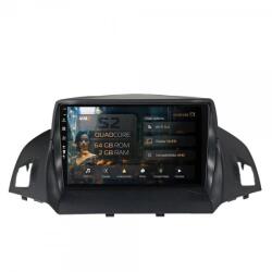 HUB64 - S2 Series Navigatie Ford Kuga C-Max (2013-2018) 2GB RAM Android 13 GPS Wi-FI Carplay Android Auto USB Bluetooth Radio Waze Touchscreen 9 inch (HB-649002+AD-BGRKIT114)