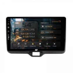 HUB64 - S4 Series Navigatie Toyota Yaris (2020+) 4GB RAM Android Octacore Slot Sim 4G DSP GPS Wi-FI Carplay Android Auto USB Bluetooth Waze Touchscreen 10.1 inch (HB-6410004+AD-BGRKIT105)