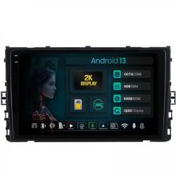 HUB64 - 2K S4 Series Navigatie 2K Volkswagen Polo (2018+) 4GB RAM Android 13 Octacore Slot Sim 4G DSP GPS Wi-FI Carplay Android Auto USB Bluetooth Waze Touchscreen 9.5 Inch (HB-6490042K+AD-BGRKIT041)