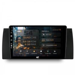 Alemarauto Navigatie BMW Seria 5 E39 / X5 E53 / Seria 7 E38 4GB RAM Android 13 Quadcore DSP GPS Wi-FI Carplay Android Auto USB Bluetooth Waze Touchscreen 9 inch (HB-649004L+AD-BGRKIT396)