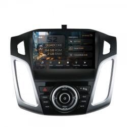 HUB64 - S2 Series Navigatie Ford Focus 3 (2011-2019) 2GB RAM Android 13 GPS Wi-FI Carplay Android Auto USB Bluetooth Radio Waze Touchscreen 9 inch (HB-649002+AD-BGRKIT144)