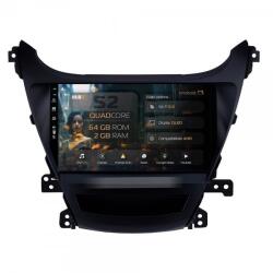 Alemarauto Navigatie Hyundai Elantra (2012-2014) 2GB RAM Android 13 GPS Wi-FI Carplay Android Auto USB Bluetooth Radio Waze Touchscreen 9Inch (HB-649002+AD-BGRKIT177)