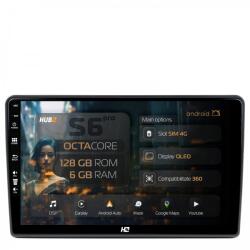 HUB64 - S6 Series Navigatie Ford (2005-2013) 6GB RAM Android 13 Octacore Slot Sim 4G DSP GPS Wi-FI Carplay Android Auto USB Bluetooth Waze Touchscreen 9 Inch (HB-649006+AD-BGRKIT137)