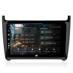 HUB64 - S8 Series Navigatie Volkswagen Polo (2014+) 8GB RAM Android 13 Octacore Slot Sim 4G DSP GPS Wi-FI Carplay Android Auto USB Bluetooth Waze Touchscreen 9 Inch (HB-649008+AD-BGRKIT033)