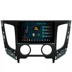 Alemarauto Navigatie 2K Mitsubishi L200 (2014-2020) 8GB RAM Android 13 Octacore Slot Sim 4G DSP GPS Wi-FI Carplay Android Auto USB Bluetooth Waze Touchscreen 9.5 Inch (HB-6490082K+AD-BGRKIT273)