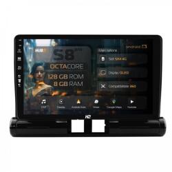 HUB64 - S8 Series Navigatie Citroen C3 (2024+) Low-V 8GB RAM Android Octacore Slot Sim 4G DSP GPS Wi-FI Carplay Android Auto USB Bluetooth Waze Touchscreen 9 Inch (HB-649008+AD-BGRKIT246)