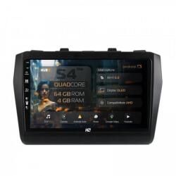 HUB64 - S4 Series LITE Navigatie Suzuki Swift (2017+) 4GB RAM Android Quadcore DSP GPS Wi-FI Carplay Android Auto USB Bluetooth Waze Touchscreen 9 inch (HB-649004L+AD-BGRKIT085)
