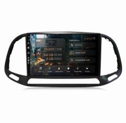  Navigatie Fiat Doblo 2015+ 2GB RAM Android 13 GPS Wi-FI Carplay Android Auto USB Bluetooth Radio Waze Touchscreen 9 inch (HB-649002+AD-BGRKIT359)