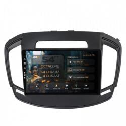 HUB64 - S4 Series Navigatie Opel Insignia (2014-2016) 4GB RAM Android 13 Octacore Slot Sim 4G DSP GPS Wi-FI Carplay Android Auto USB Bluetooth Waze Touchscreen 9 inch (HB-649004+AD-BGRKIT249)