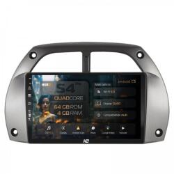 Alemarauto Navigatie Toyota RAV4 (2001-2006) 4GB RAM Android 13 Quadcore DSP GPS Wi-FI Carplay Android Auto USB Bluetooth Waze Touchscreen 9 inch (HB-649004L+AD-BGRKIT109)