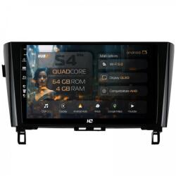 Alemarauto Navigatie Nissan Qashqai J11 / Nissan X-Trail T32 (2013+) 4GB RAM Android 13 Quadcore DSP GPS Wi-FI Carplay Android Auto USB Bluetooth Waze Touchscreen 10.1 Inch (HB-6410004L+AD-BGRKIT162)
