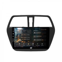 Alemarauto Navigatie Suzuki SX4 / SX4 S-Cross (2014-2020) 4GB RAM Android 13 Octacore Slot Sim 4G DSP GPS Wi-FI Carplay Android Auto USB Bluetooth Waze Touchscreen 9 inch (HB-649004+AD-BGRKIT305)