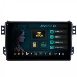 HUB64 - 2K S8 Series Navigatie 2K Opel Agila (2007-2014) 8GB RAM Android 13 Octacore Slot Sim 4G DSP GPS Wi-FI Carplay Android Auto USB Bluetooth Waze Touchscreen 9.5 Inch (HB-6490082K+AD-BGRKIT388V2)