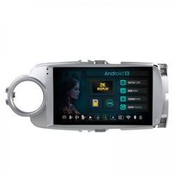 Alemarauto Navigatie 2K Toyota Yaris (2010-2018) 8GB RAM Android 13 Octacore Slot Sim 4G DSP GPS Wi-FI Carplay Android Auto USB Bluetooth Waze Touchscreen 9.5 Inch (HB-6490082K+AD-BGRKIT104)
