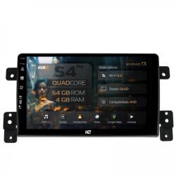 Alemarauto Navigatie Suzuki Grand Vitara (2005-2015) 4GB RAM Android 13 Quadcore DSP GPS Wi-FI Carplay Android Auto USB Bluetooth Waze Touchscreen 9 inch (HB-649004L+AD-BGRKIT314)