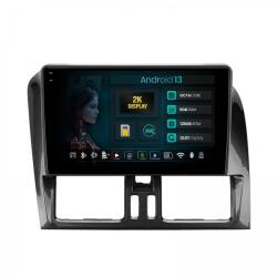 HUB64 - 2K S8 Series Navigatie 2K Volvo XC60 (2013-2019) 8GB RAM Android 13 Octacore Slot Sim 4G DSP GPS Wi-FI Carplay Android Auto USB Bluetooth Waze Touchscreen 9.5 Inch (HB-6490082K+AD-BGRKIT400-1319)
