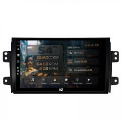 Alemarauto Navigatie Suzuki SX4 (2006-2014)/ Fiat Sedici (2005-2014) 4GB RAM Android 13 Quadcore DSP GPS Wi-FI Carplay Android Auto USB Bluetooth Waze Touchscreen 9 inch (HB-649004L+AD-BGRKIT307)