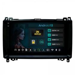 Alemarauto Navigatie 2K Mercedes Sprinter (2006-2018) Viano Vito W639 (2003-2014) A W169 / B W245 (2004-2012) Vw Crafter (2006-2017) 4GB RAM Android 13 Octacore Slot Sim 4G DSP GPS Wi-FI Carplay Android Auto USB