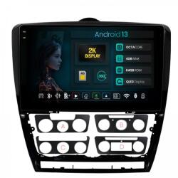 HUB64 - 2K S4 Series Navigatie 2K Skoda Octavia 2 4GB RAM Android 13 Octacore Slot Sim 4G DSP GPS Wi-FI Carplay Android Auto USB Bluetooth Waze Touchscreen 10.36 Inch (HB-64100042K+AD-BGRKIT048v2)