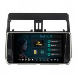 Alemarauto Navigatie 2K Toyota Land Cruiser Prado J150 (2018-2023) 8GB RAM Android 13 Octacore Slot Sim 4G DSP GPS Wi-FI Carplay Android Auto USB Bluetooth Waze Touchscreen 10.36 Inch (HB-64100082K+AD-BGRKIT078)