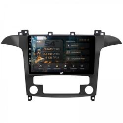 HUB64 - S4 Series LITE Navigatie Ford S-Max Galaxy (2006-2015) 4GB RAM Android 13 Quadcore DSP GPS Wi-FI Carplay Android Auto USB Bluetooth Waze Touchscreen 9 inch (HB-649004L+AD-BGRKIT125)