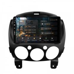 Alemarauto Navigatie Mazda 2 (2007-2014) 4GB RAM Android 13 Octacore Slot Sim 4G DSP GPS Wi-FI Carplay Android Auto USB Bluetooth Waze Touchscreen 9 inch (HB-649004+AD-BGRKIT325)