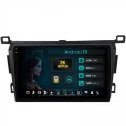Alemarauto Navigatie 2K Toyota RAV4 (2013-2018) 4GB RAM Android 13 Octacore Slot Sim 4G DSP GPS Wi-FI Carplay Android Auto USB Bluetooth Waze Touchscreen 9.5 Inch (HB-6490042K+AD-BGRKIT092)