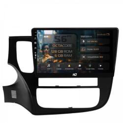 Alemarauto Navigatie Mitsubishi Outlander (2013-2020) 6GB RAM Android 13 Octacore Slot Sim 4G DSP GPS Wi-FI Carplay Android Auto USB Bluetooth Waze Touchscreen 10.1 Inch (HB-6410006+AD-BGRKIT268)