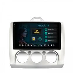 HUB64 - 2K S4 Series Navigatie 2K Ford Focus MK2 (2004-2011) Clima Manuala 4GB RAM Android 13 Octacore Slot Sim 4G DSP GPS Wi-FI Carplay Android Auto USB Bluetooth Waze Touchscreen 9.5 Inch (HB-6490042K+AD-