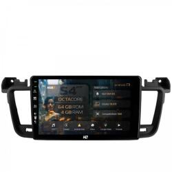 HUB64 - S4 Series Navigatie Peugeot 508 (2010-2018) 4GB RAM Android 13 Octacore Slot Sim 4G DSP GPS Wi-FI Carplay Android Auto USB Bluetooth Waze Touchscreen 9 inch (HB-649004+AD-BGRKIT264)