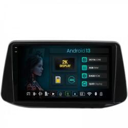 Alemarauto Navigatie 2K Hyundai I30 (2017-Prezent) 4GB RAM Android 13 Octacore Slot Sim 4G DSP GPS Wi-FI Carplay Android Auto USB Bluetooth Waze Touchscreen 9.5 Inch (HB-6490042K+AD-BGRKIT225)