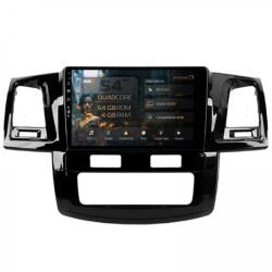 Alemarauto Navigatie Toyota Hilux (2008-2014) Clima Automata 4GB RAM Android 13 Quadcore DSP GPS Wi-FI Carplay Android Auto USB Bluetooth Waze Touchscreen 9 inch (HB-649004L+AD-BGRKIT081)