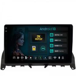 Alemarauto Navigatie 2K Mercedes Benz Clasa C W204 (2006-2012) 4GB RAM Android 13 Octacore Slot Sim 4G DSP GPS Wi-FI Carplay Android Auto USB Bluetooth Waze Touchscreen 9.5 Inch (HB-6490042K+AD-BGRKIT419)