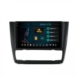Alemarauto Navigatie 2K BMW Seria 1 E87 (2007-2011) Clima Automata 4GB RAM Android 13 Octacore Slot Sim 4G DSP GPS Wi-FI Carplay Android Auto USB Bluetooth Waze Touchscreen 9.5 Inch (HB-6490042K+AD-BGRKIT399)