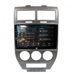 Alemarauto Navigatie Jeep Compass Patriot (2006-2010) 6GB RAM Android 13 Octacore Slot Sim 4G DSP GPS Wi-FI Carplay Android Auto USB Bluetooth Waze Touchscreen 9 Inch (HB-649006+AD-BGRKIT295)