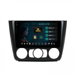 Alemarauto Navigatie 2K BMW Seria 1 E87 (2007-2011) Clima Manuala 4GB RAM Android 13 Octacore Slot Sim 4G DSP GPS Wi-FI Carplay Android Auto USB Bluetooth Waze Touchscreen 9.5 Inch (HB-6490042K+AD-BGRKIT398)