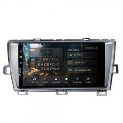 HUB64 - S2 Series Navigatie Toyota Prius (2009-2014) 2GB RAM Android GPS Wi-FI Carplay Android Auto USB Bluetooth Radio Waze Touchscreen 9 inch (HB-649002+AD-BGRKIT089-S)