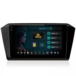 HUB64 - 2K S8 Series Navigatie 2K Volkswagen Passat B8 8GB RAM Android 13 Octacore Slot Sim 4G DSP GPS Wi-FI Carplay Android Auto USB Bluetooth Waze Touchscreen 10.36 Inch (HB-64100082K+AD-BGRKIT037)
