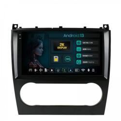 Alemarauto Navigatie 2K Mercedes Benz Clasa C W203 (2004-2008) 4GB RAM Android 13 Octacore Slot Sim 4G DSP GPS Wi-FI Carplay Android Auto USB Bluetooth Waze Touchscreen 9.5 Inch (HB-6490042K+AD-BGRKIT414)