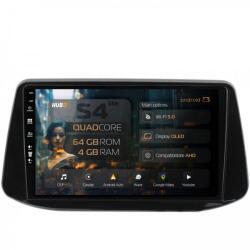 Alemarauto Navigatie Hyundai I30 (2017-Prezent) 4GB RAM Android 13 Quadcore DSP GPS Wi-FI Carplay Android Auto USB Bluetooth Waze Touchscreen 9 inch (HB-649004L+AD-BGRKIT225)