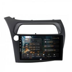 Alemarauto Navigatie Honda Civic Hatchback (2006-2011) 6GB RAM Android 13 Octacore Slot Sim 4G DSP GPS Wi-FI Carplay Android Auto USB Bluetooth Waze Touchscreen 9 Inch (HB-649006+AD-BGRKIT020)