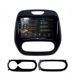Alemarauto Navigatie Renault Captur (2013-2019) 8GB RAM Android 13 Octacore Slot Sim 4G DSP GPS Wi-FI Carplay Android Auto USB Bluetooth Waze Touchscreen 9 Inch (HB-649008+AD-BGRKIT378)